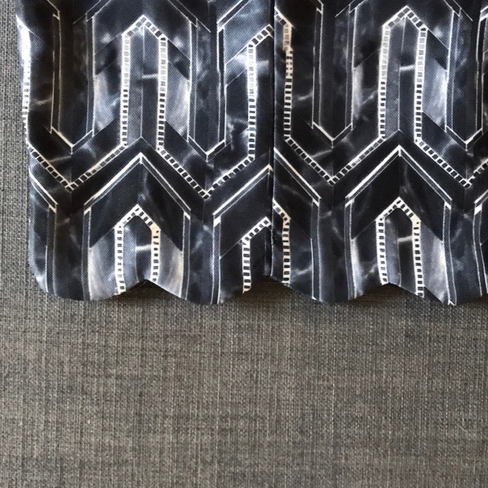 Patterned Strapless Dress - image 3